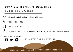 Business Card Back